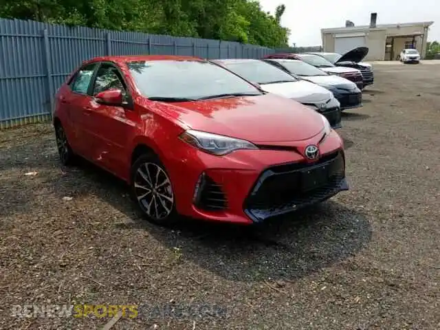 1 Photograph of a damaged car 2T1BURHE4KC152678 TOYOTA COROLLA 2019