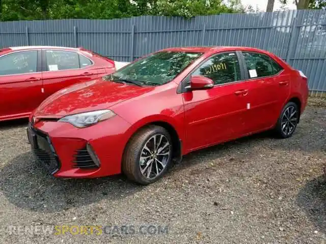 2 Photograph of a damaged car 2T1BURHE4KC152678 TOYOTA COROLLA 2019