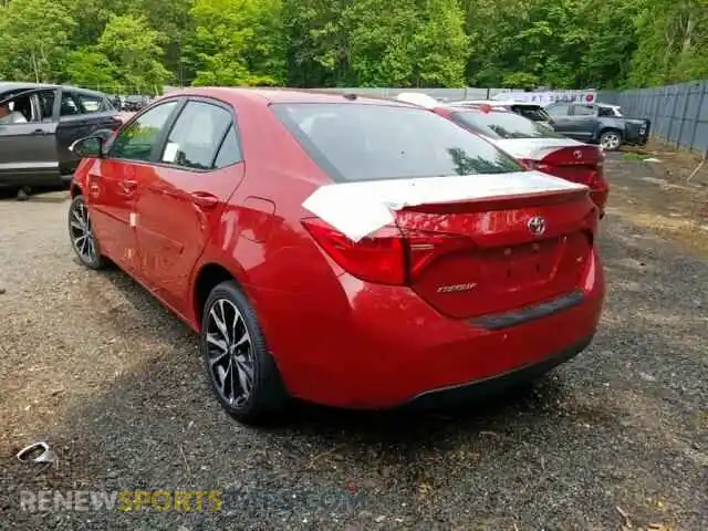 3 Photograph of a damaged car 2T1BURHE4KC152678 TOYOTA COROLLA 2019