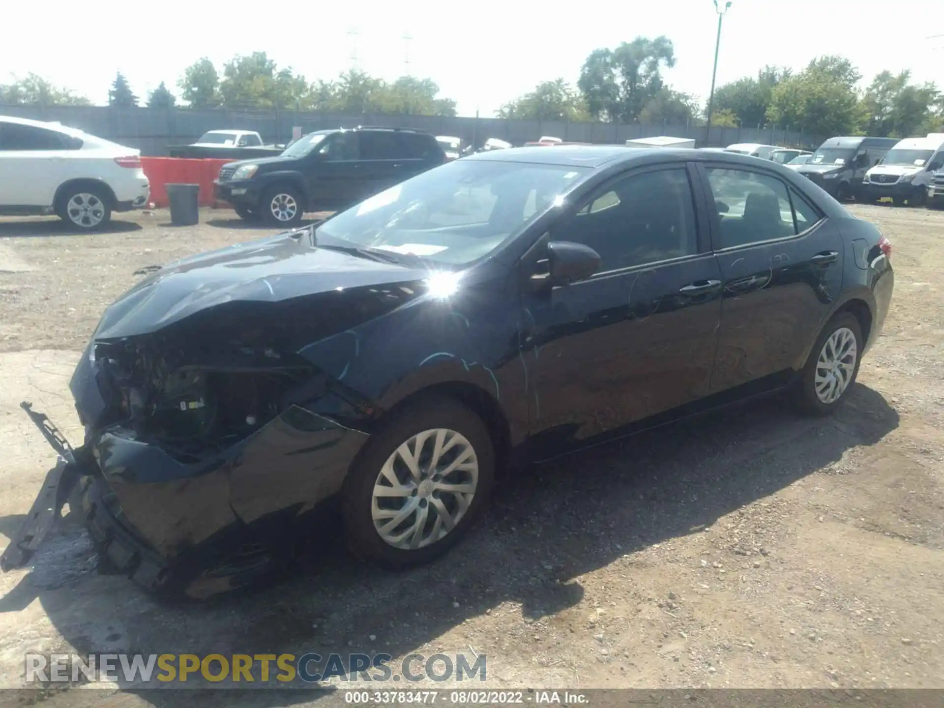 2 Photograph of a damaged car 2T1BURHE4KC152695 TOYOTA COROLLA 2019
