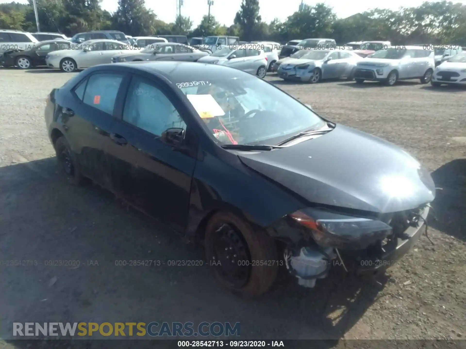 1 Photograph of a damaged car 2T1BURHE4KC153877 TOYOTA COROLLA 2019