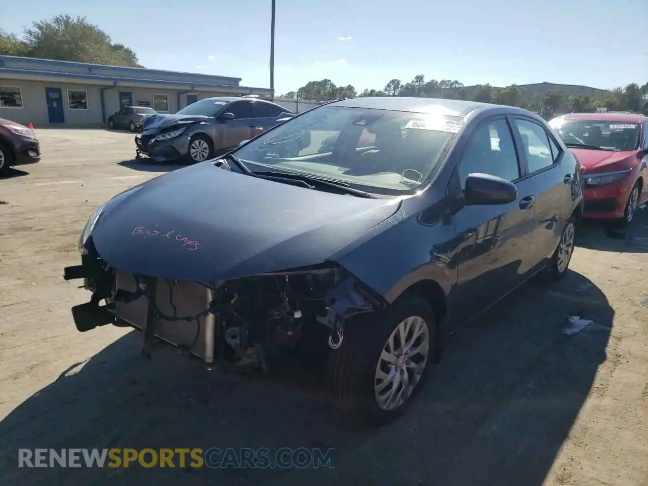2 Photograph of a damaged car 2T1BURHE4KC157167 TOYOTA COROLLA 2019