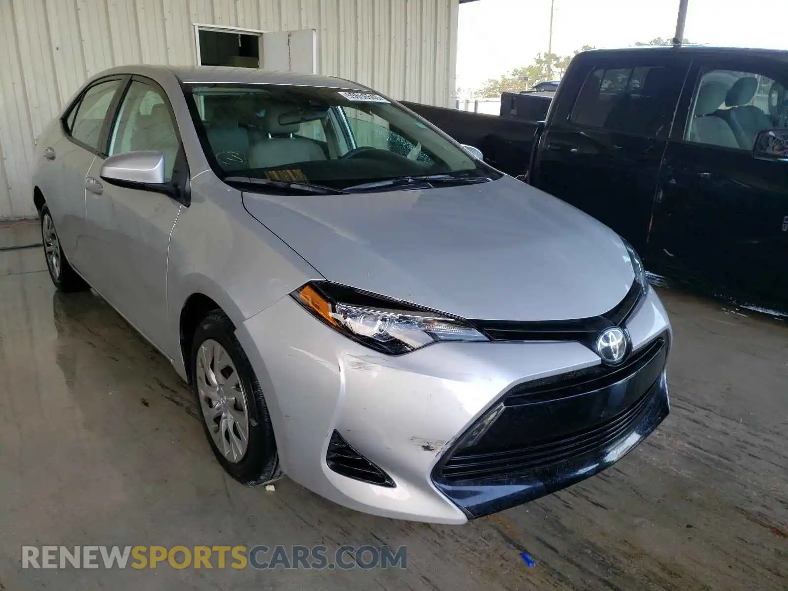 1 Photograph of a damaged car 2T1BURHE4KC157606 TOYOTA COROLLA 2019