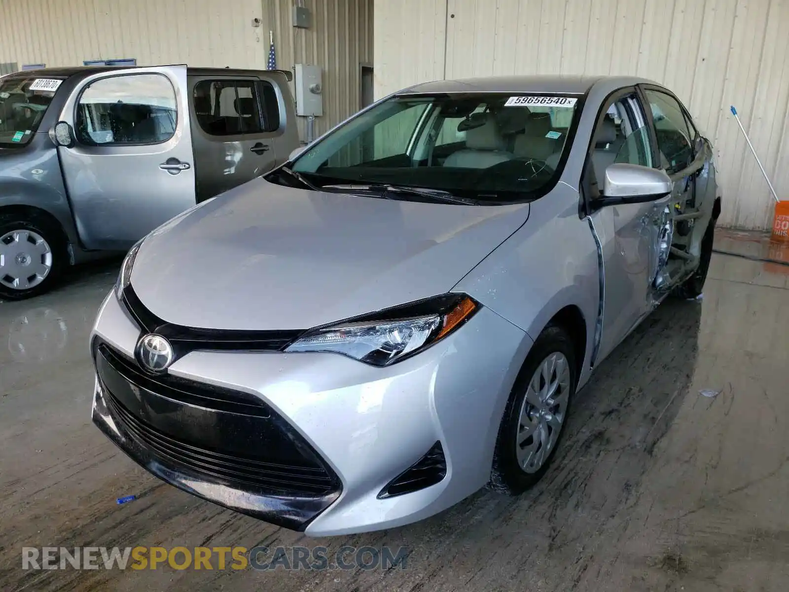 2 Photograph of a damaged car 2T1BURHE4KC157606 TOYOTA COROLLA 2019