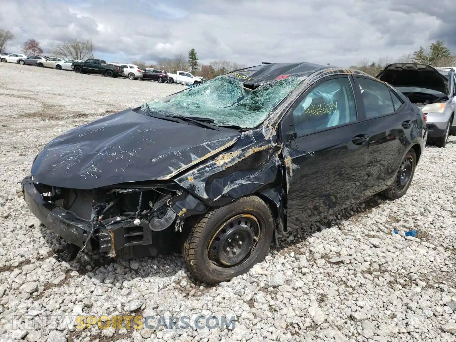 2 Photograph of a damaged car 2T1BURHE4KC157699 TOYOTA COROLLA 2019