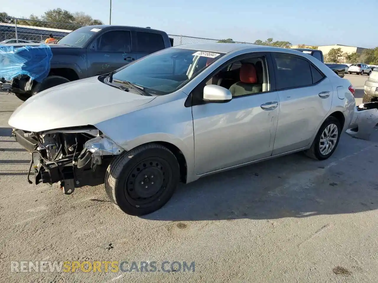 1 Photograph of a damaged car 2T1BURHE4KC158481 TOYOTA COROLLA 2019