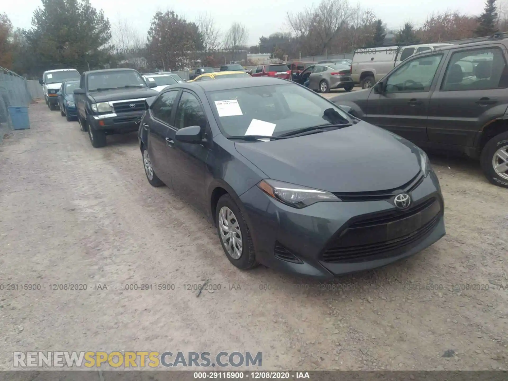 1 Photograph of a damaged car 2T1BURHE4KC158576 TOYOTA COROLLA 2019