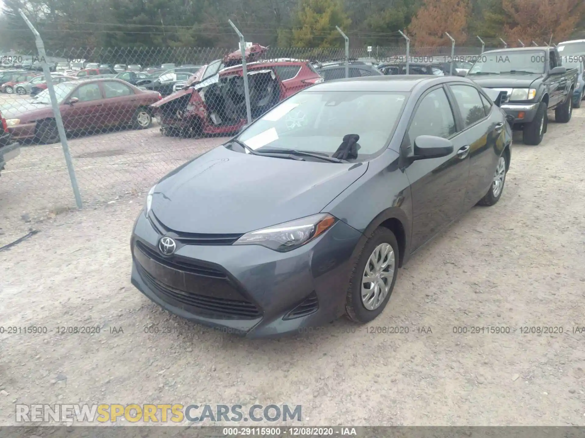 2 Photograph of a damaged car 2T1BURHE4KC158576 TOYOTA COROLLA 2019