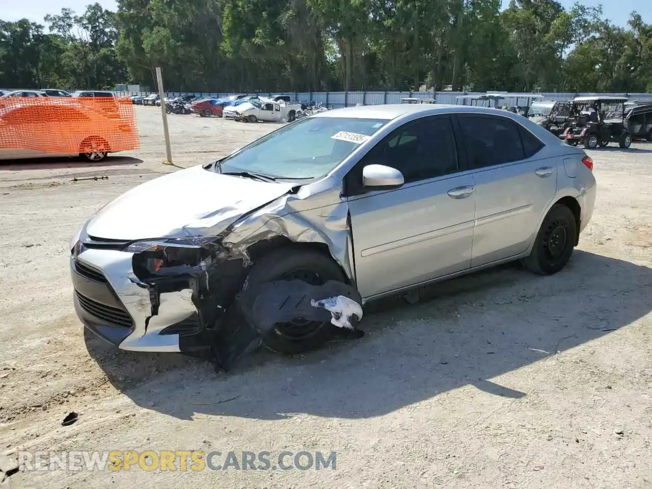 1 Photograph of a damaged car 2T1BURHE4KC159078 TOYOTA COROLLA 2019