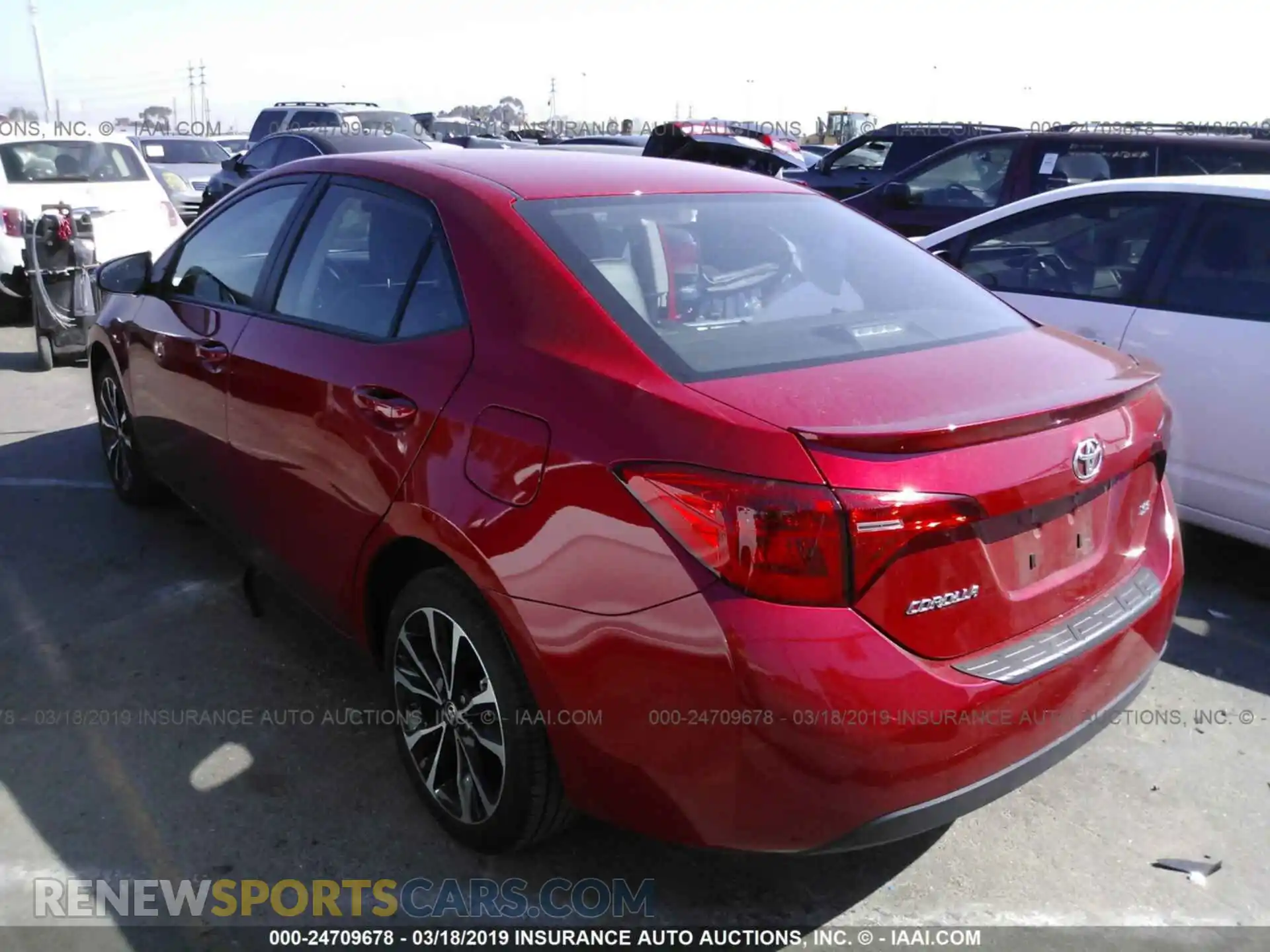 3 Photograph of a damaged car 2T1BURHE4KC159744 TOYOTA COROLLA 2019