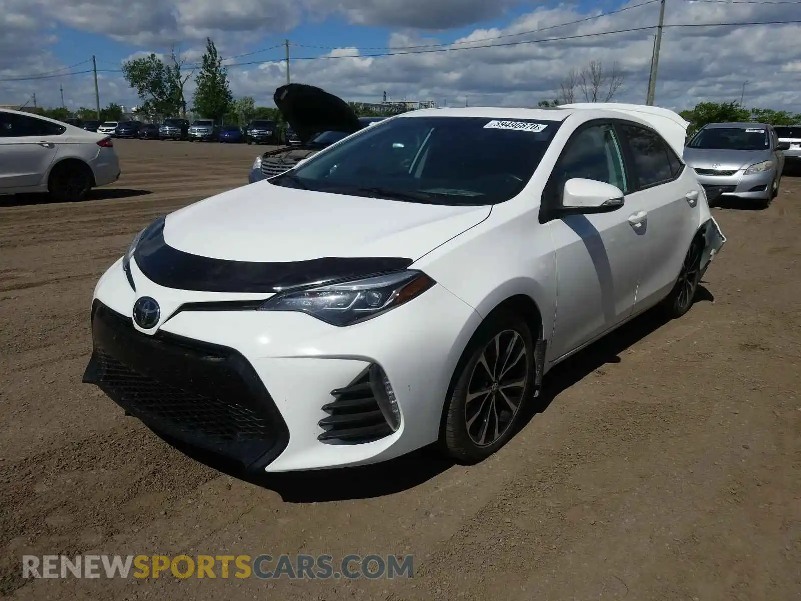 2 Photograph of a damaged car 2T1BURHE4KC161462 TOYOTA COROLLA 2019