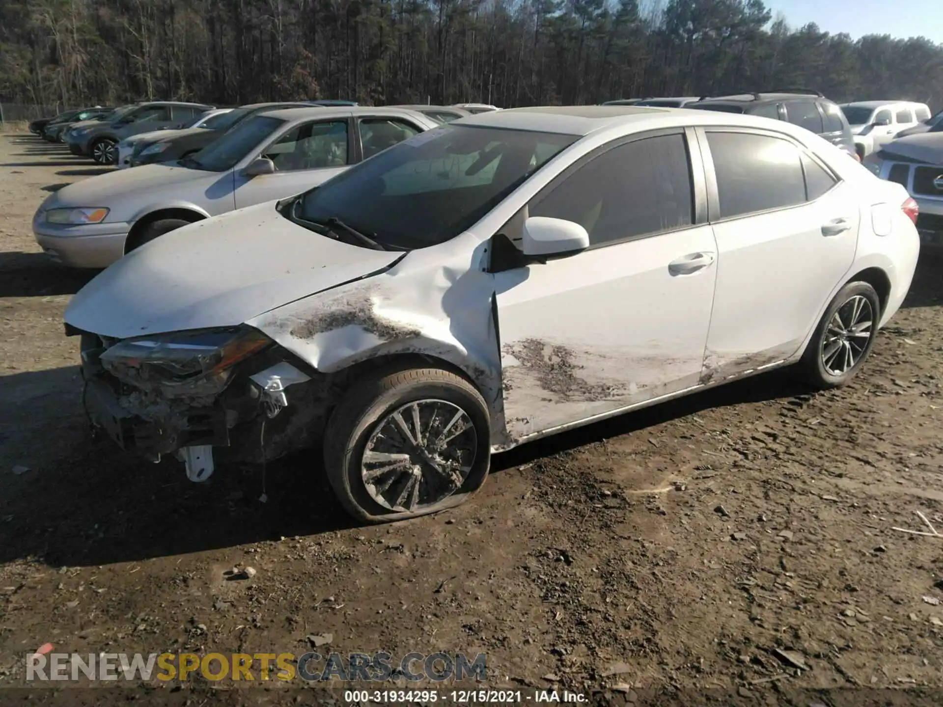 2 Photograph of a damaged car 2T1BURHE4KC161896 TOYOTA COROLLA 2019