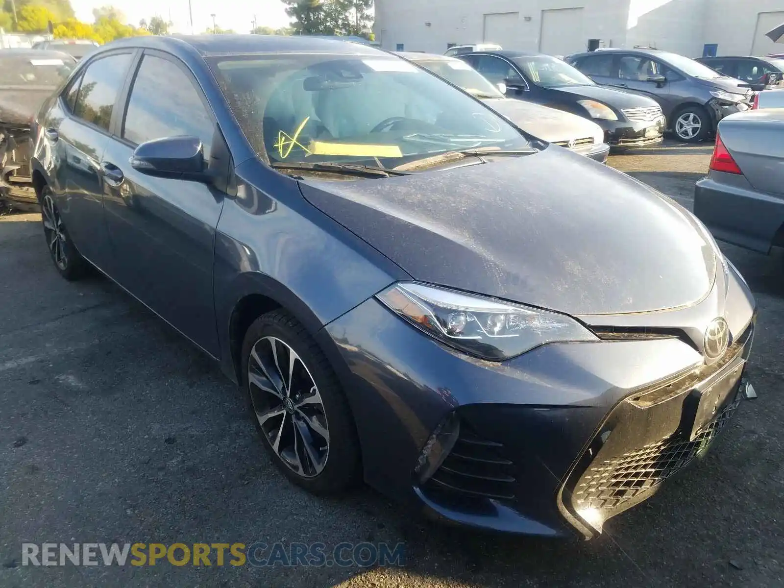 1 Photograph of a damaged car 2T1BURHE4KC165415 TOYOTA COROLLA 2019