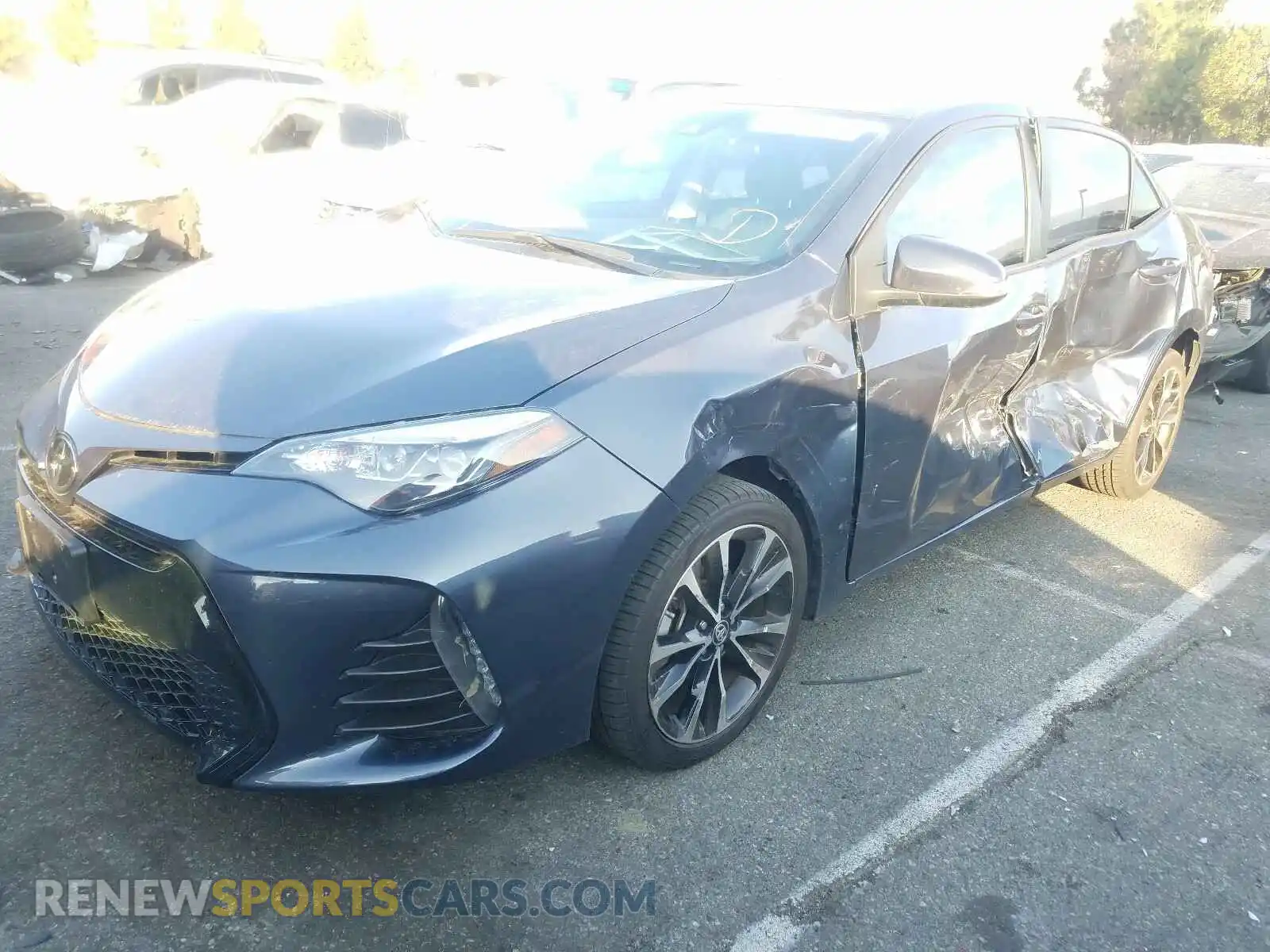 2 Photograph of a damaged car 2T1BURHE4KC165415 TOYOTA COROLLA 2019