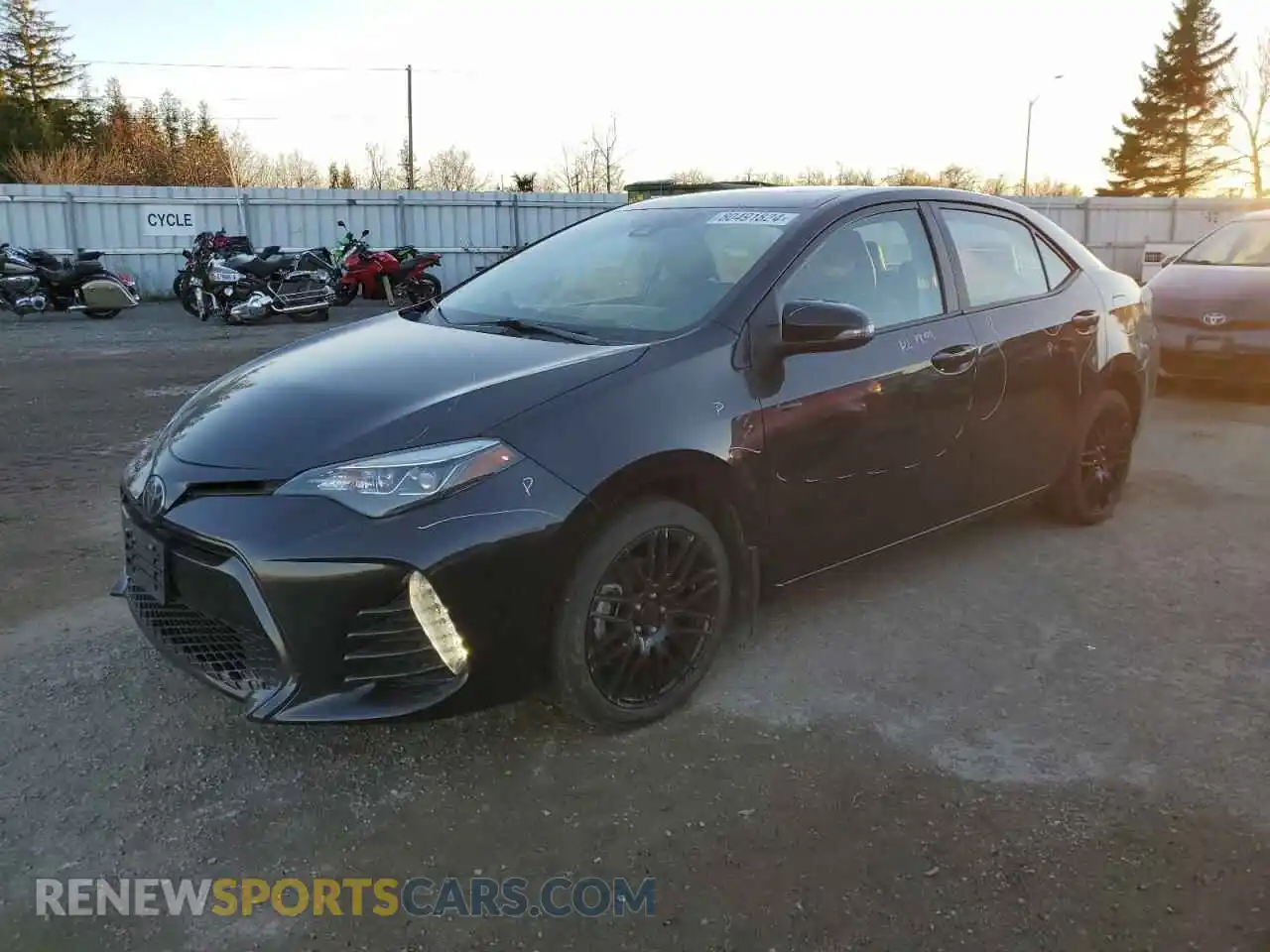 1 Photograph of a damaged car 2T1BURHE4KC165480 TOYOTA COROLLA 2019