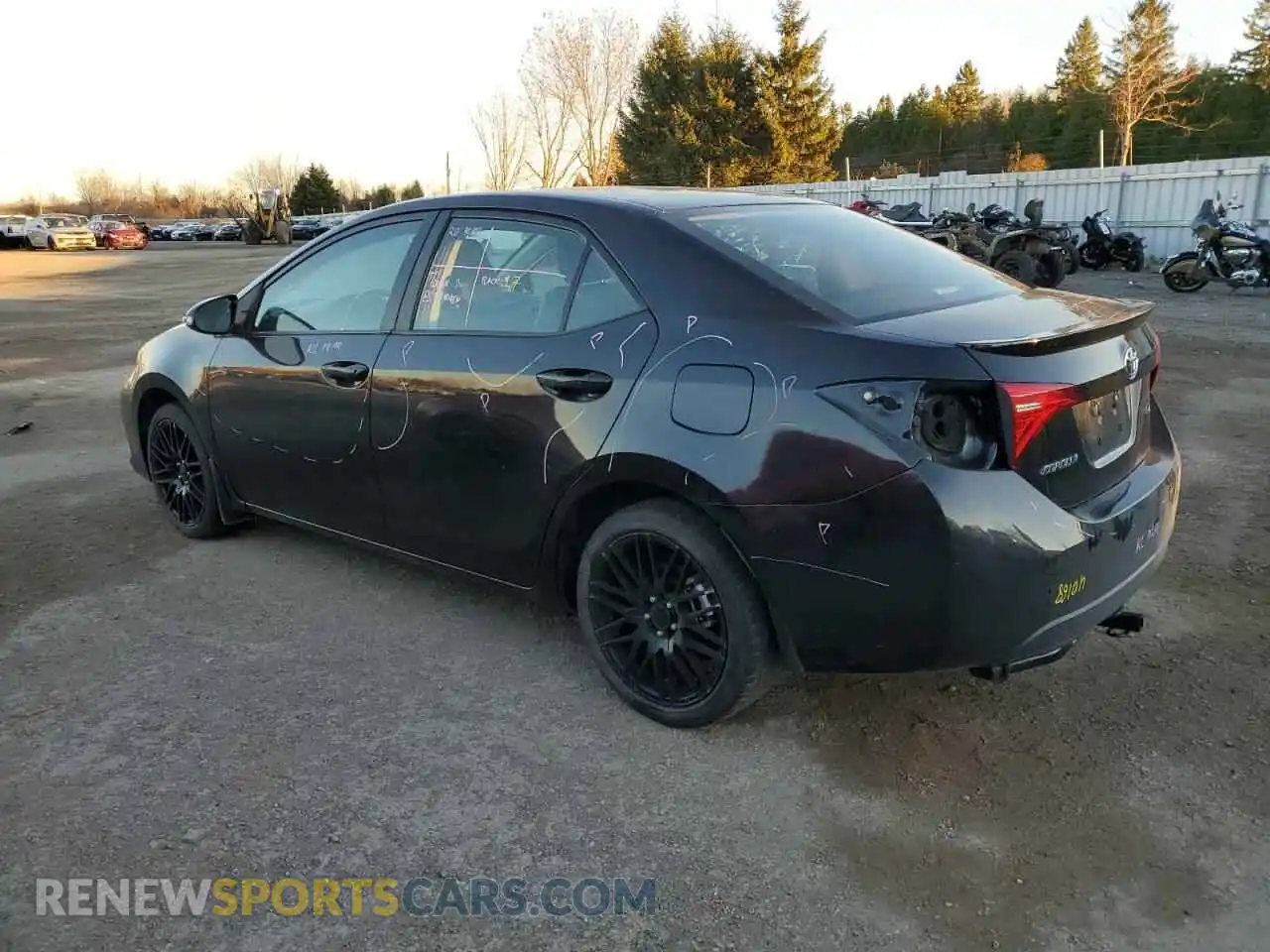 2 Photograph of a damaged car 2T1BURHE4KC165480 TOYOTA COROLLA 2019