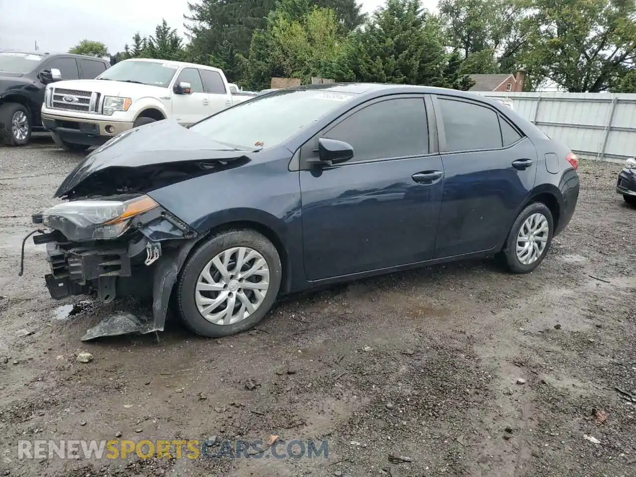 1 Photograph of a damaged car 2T1BURHE4KC166533 TOYOTA COROLLA 2019