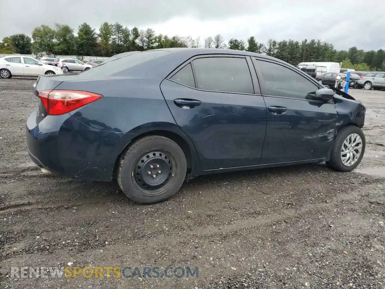 3 Photograph of a damaged car 2T1BURHE4KC166533 TOYOTA COROLLA 2019