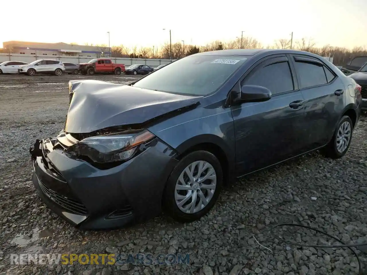 1 Photograph of a damaged car 2T1BURHE4KC166774 TOYOTA COROLLA 2019