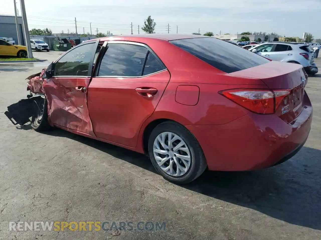 2 Photograph of a damaged car 2T1BURHE4KC167388 TOYOTA COROLLA 2019
