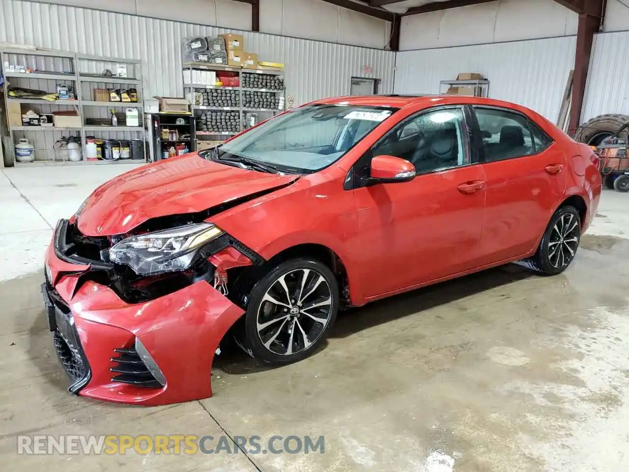 1 Photograph of a damaged car 2T1BURHE4KC167634 TOYOTA COROLLA 2019