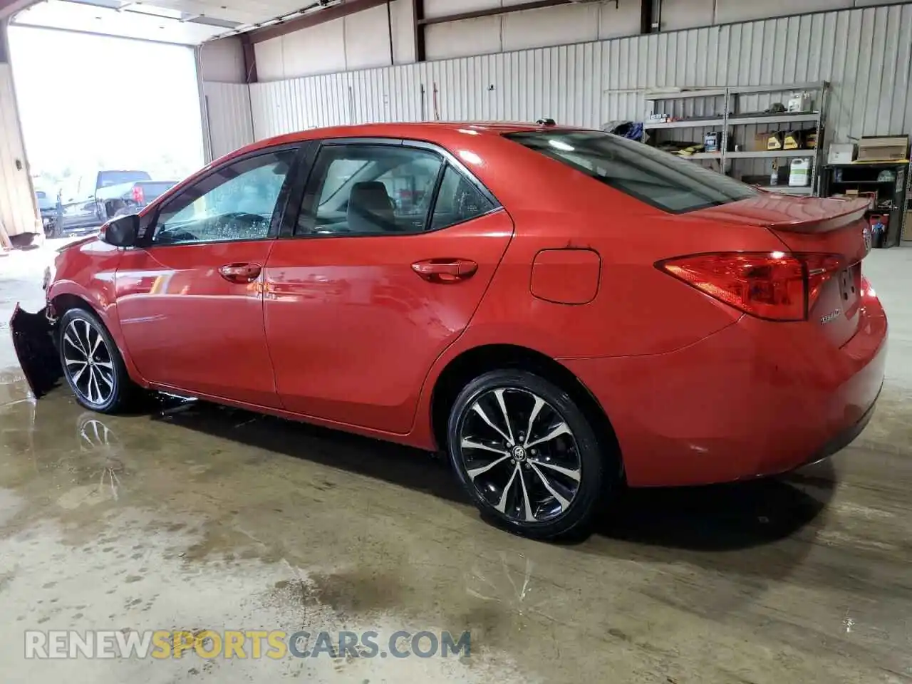 2 Photograph of a damaged car 2T1BURHE4KC167634 TOYOTA COROLLA 2019