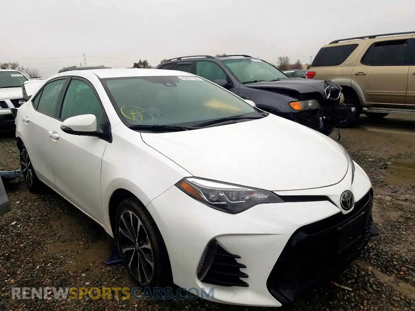 1 Photograph of a damaged car 2T1BURHE4KC168590 TOYOTA COROLLA 2019