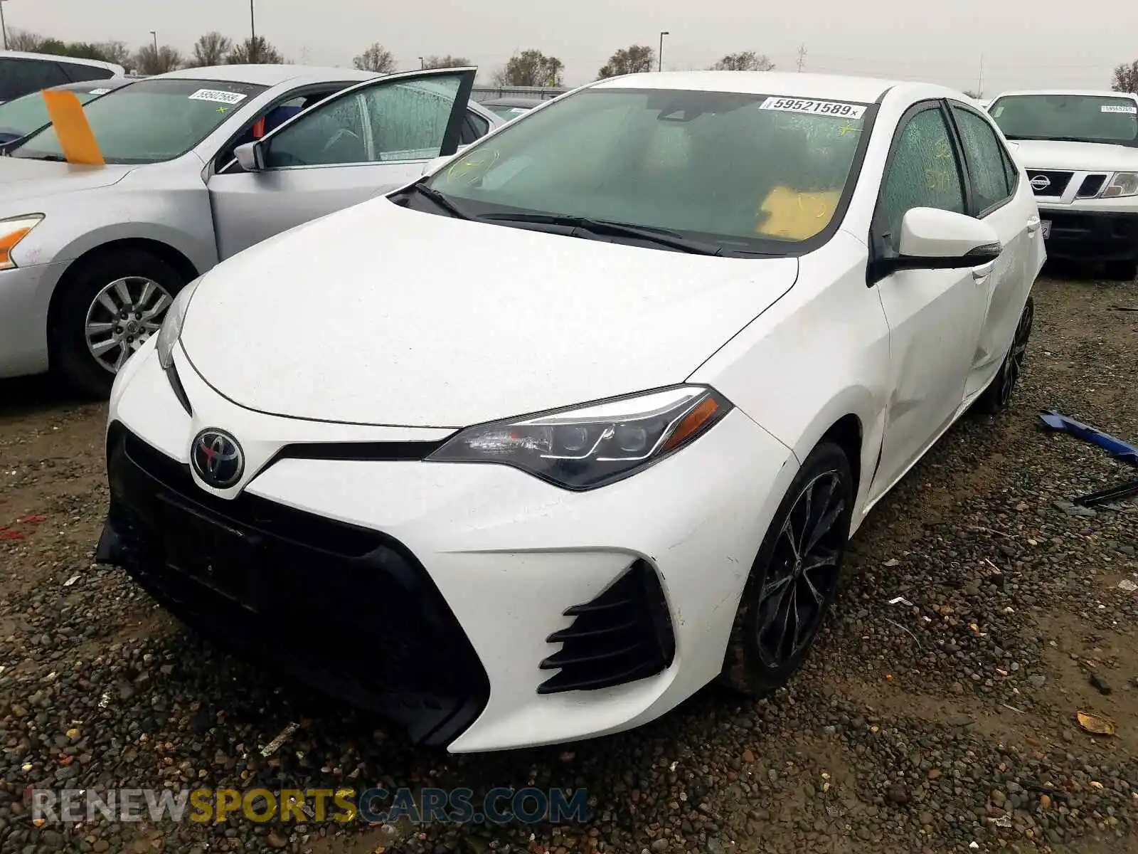 2 Photograph of a damaged car 2T1BURHE4KC168590 TOYOTA COROLLA 2019