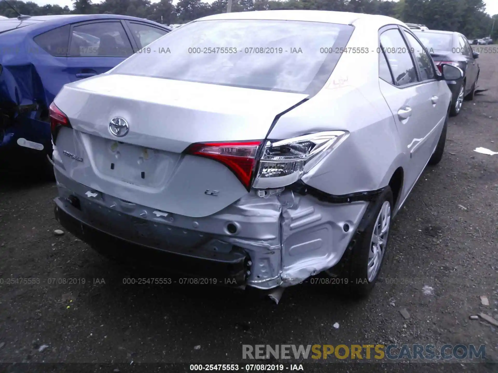 6 Photograph of a damaged car 2T1BURHE4KC169609 TOYOTA COROLLA 2019