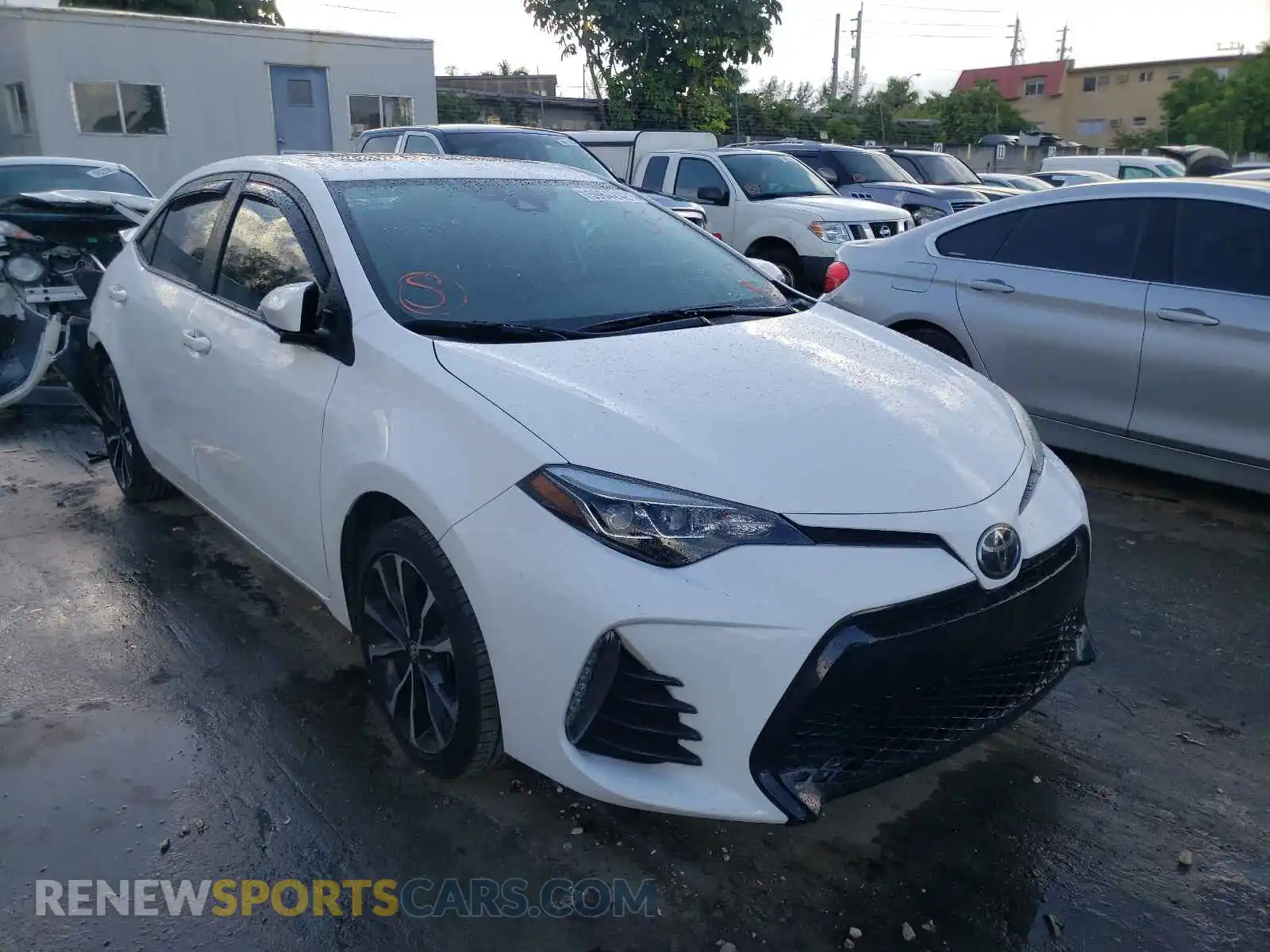1 Photograph of a damaged car 2T1BURHE4KC174874 TOYOTA COROLLA 2019
