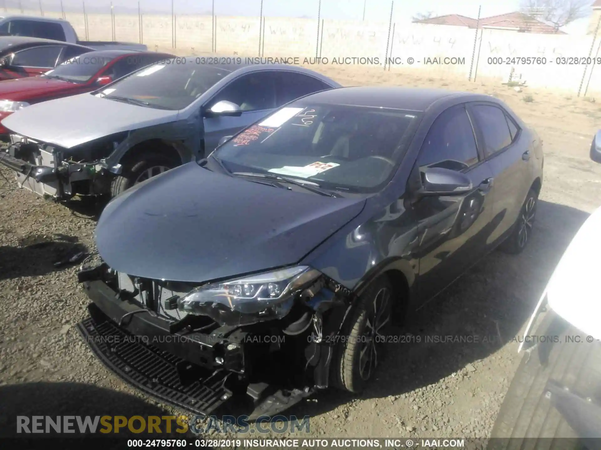2 Photograph of a damaged car 2T1BURHE4KC176480 TOYOTA COROLLA 2019