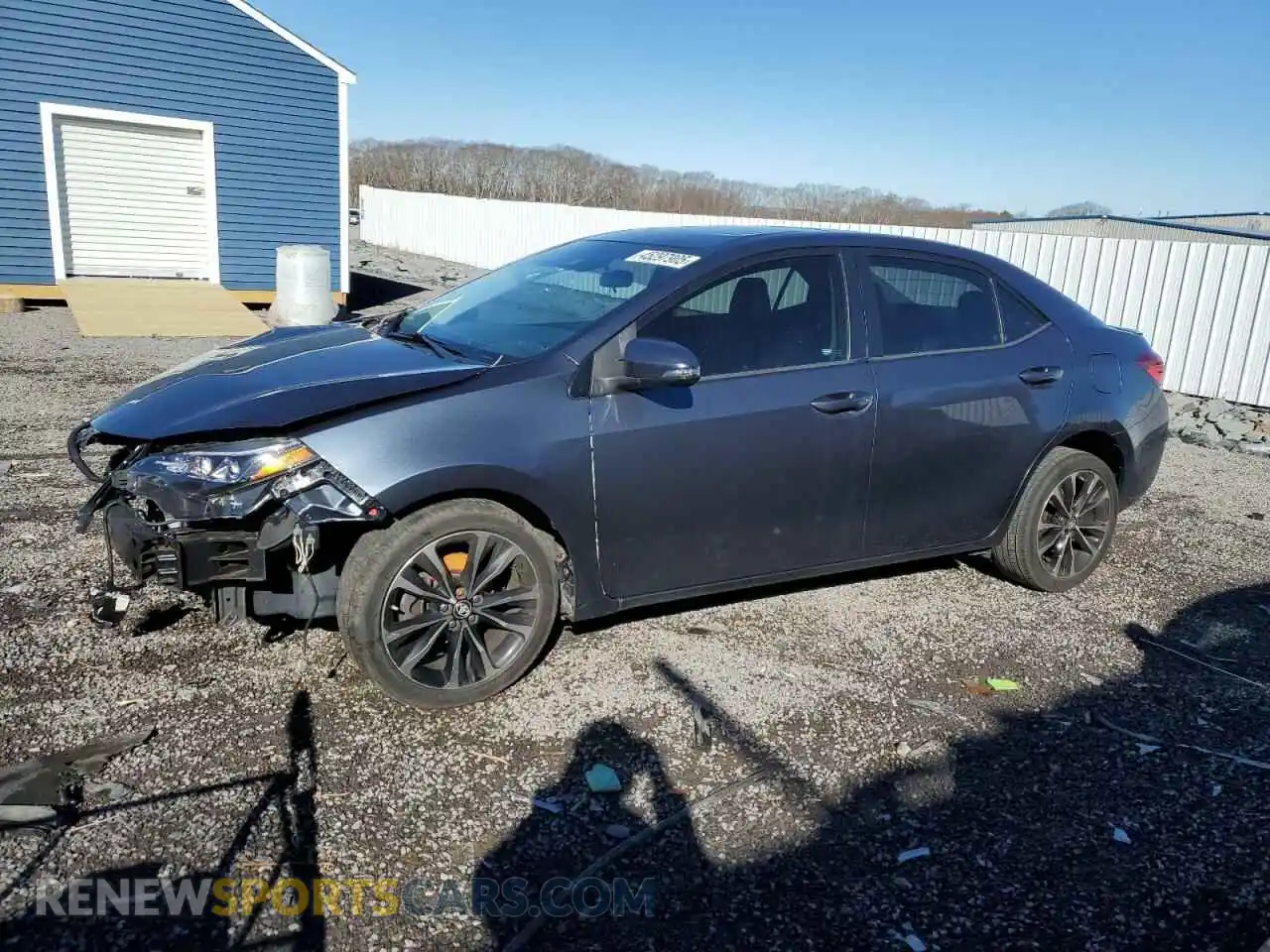 1 Photograph of a damaged car 2T1BURHE4KC176754 TOYOTA COROLLA 2019