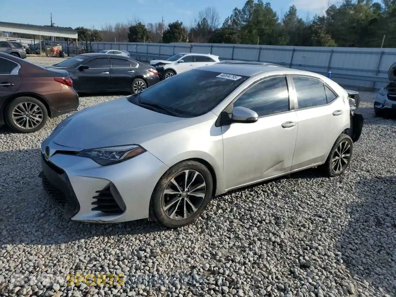 1 Фотография поврежденного автомобиля 2T1BURHE4KC177225 TOYOTA COROLLA 2019