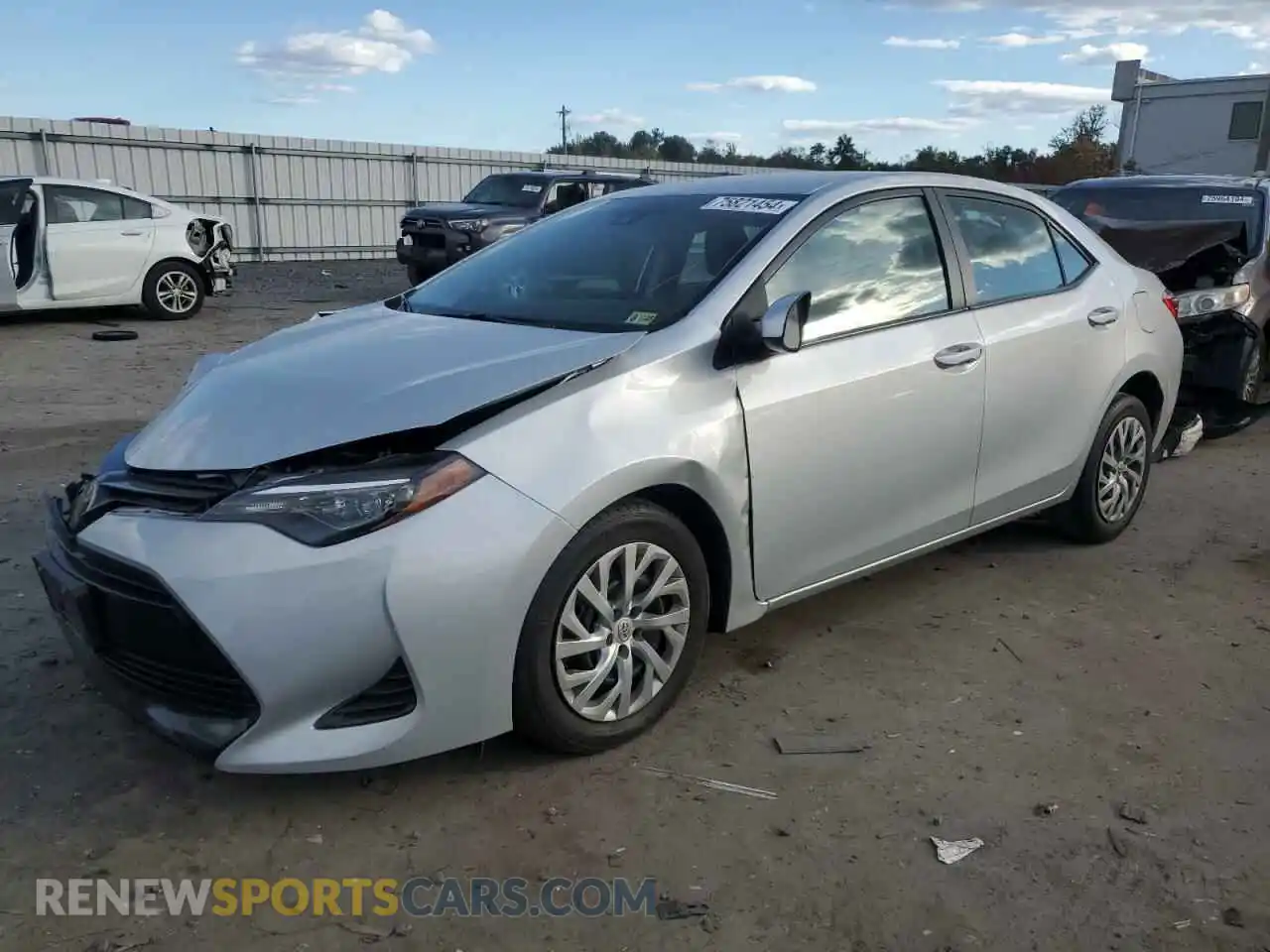 1 Photograph of a damaged car 2T1BURHE4KC178343 TOYOTA COROLLA 2019