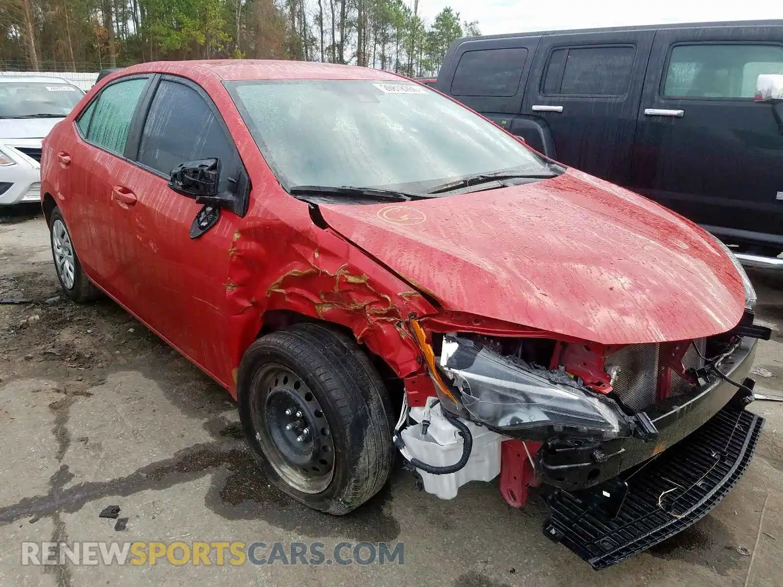 1 Photograph of a damaged car 2T1BURHE4KC180156 TOYOTA COROLLA 2019