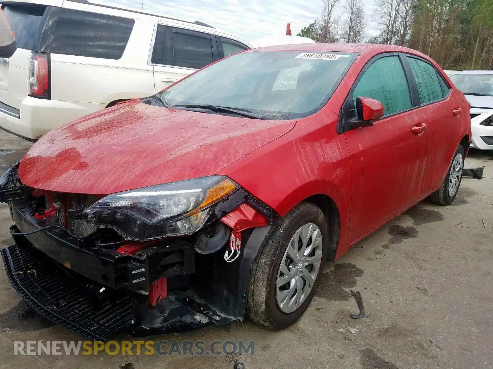 2 Photograph of a damaged car 2T1BURHE4KC180156 TOYOTA COROLLA 2019