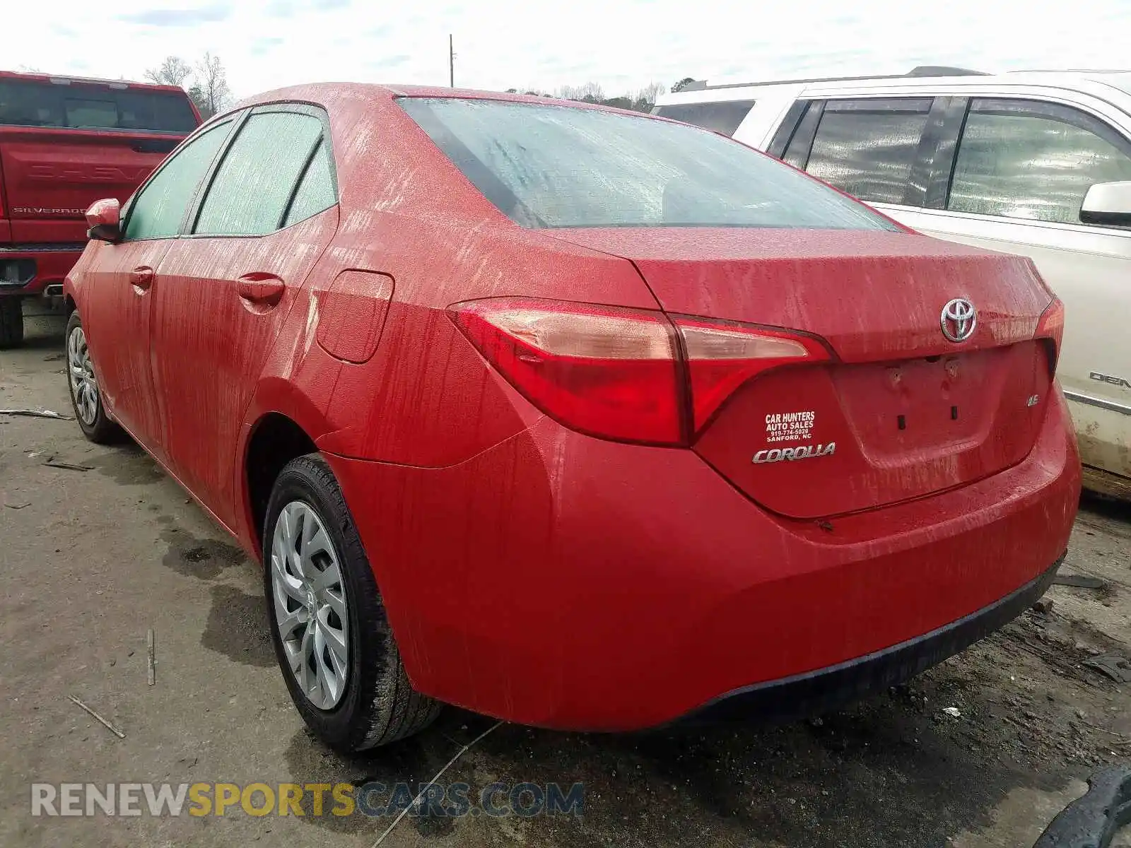 3 Photograph of a damaged car 2T1BURHE4KC180156 TOYOTA COROLLA 2019