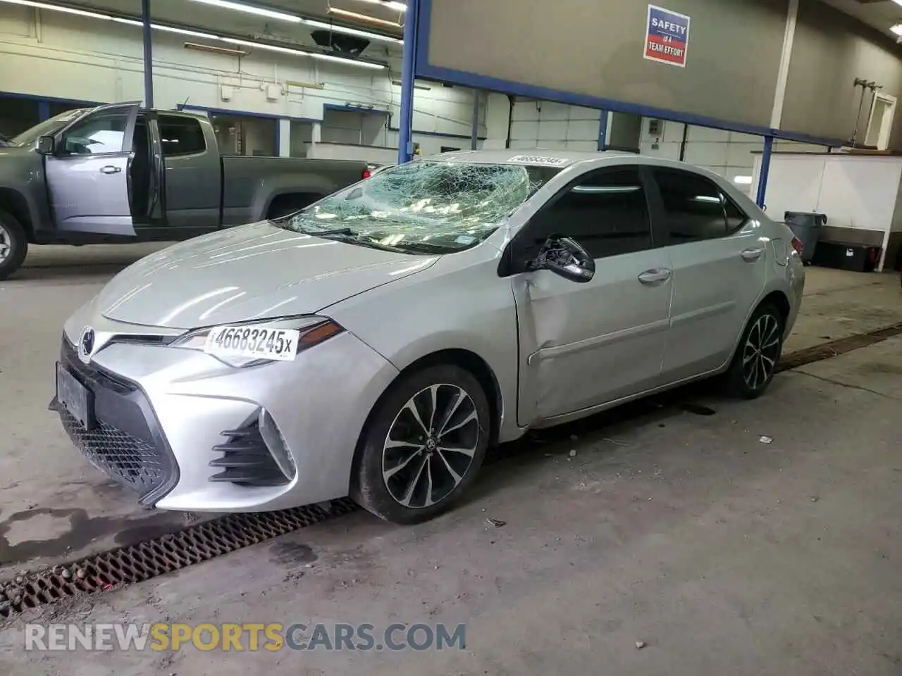 1 Photograph of a damaged car 2T1BURHE4KC180934 TOYOTA COROLLA 2019