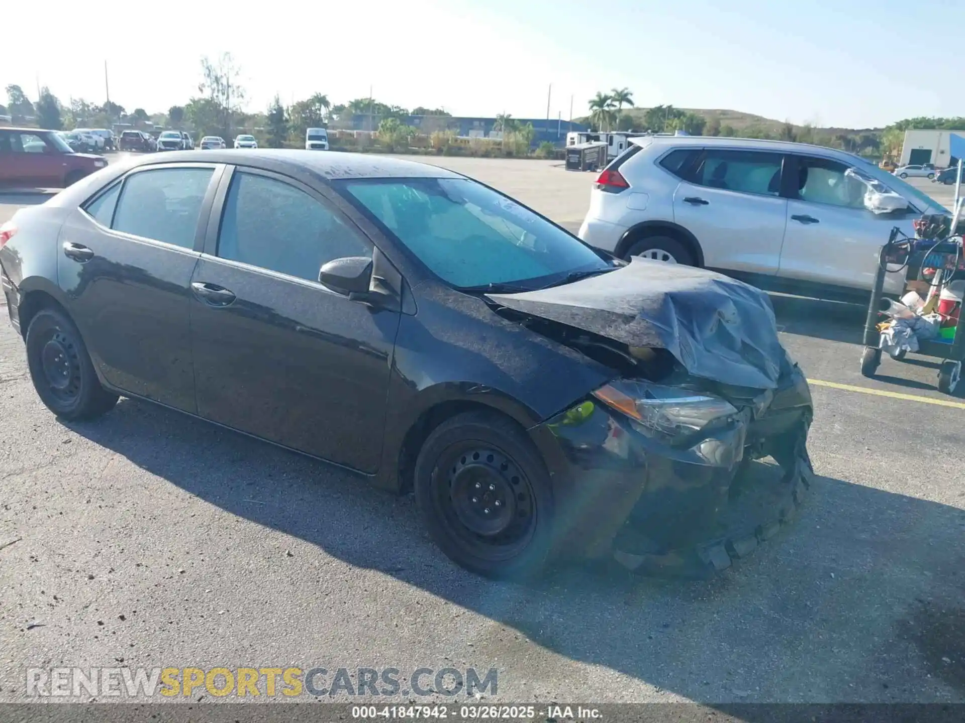 1 Photograph of a damaged car 2T1BURHE4KC181498 TOYOTA COROLLA 2019