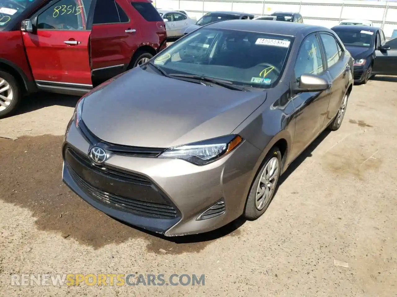 2 Фотография поврежденного автомобиля 2T1BURHE4KC187091 TOYOTA COROLLA 2019