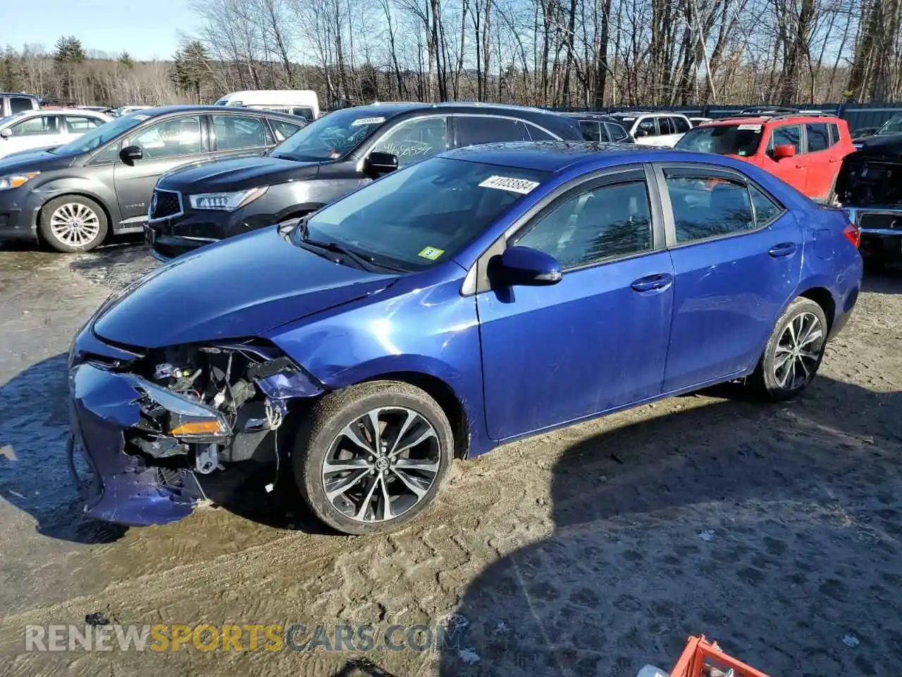 1 Photograph of a damaged car 2T1BURHE4KC189228 TOYOTA COROLLA 2019