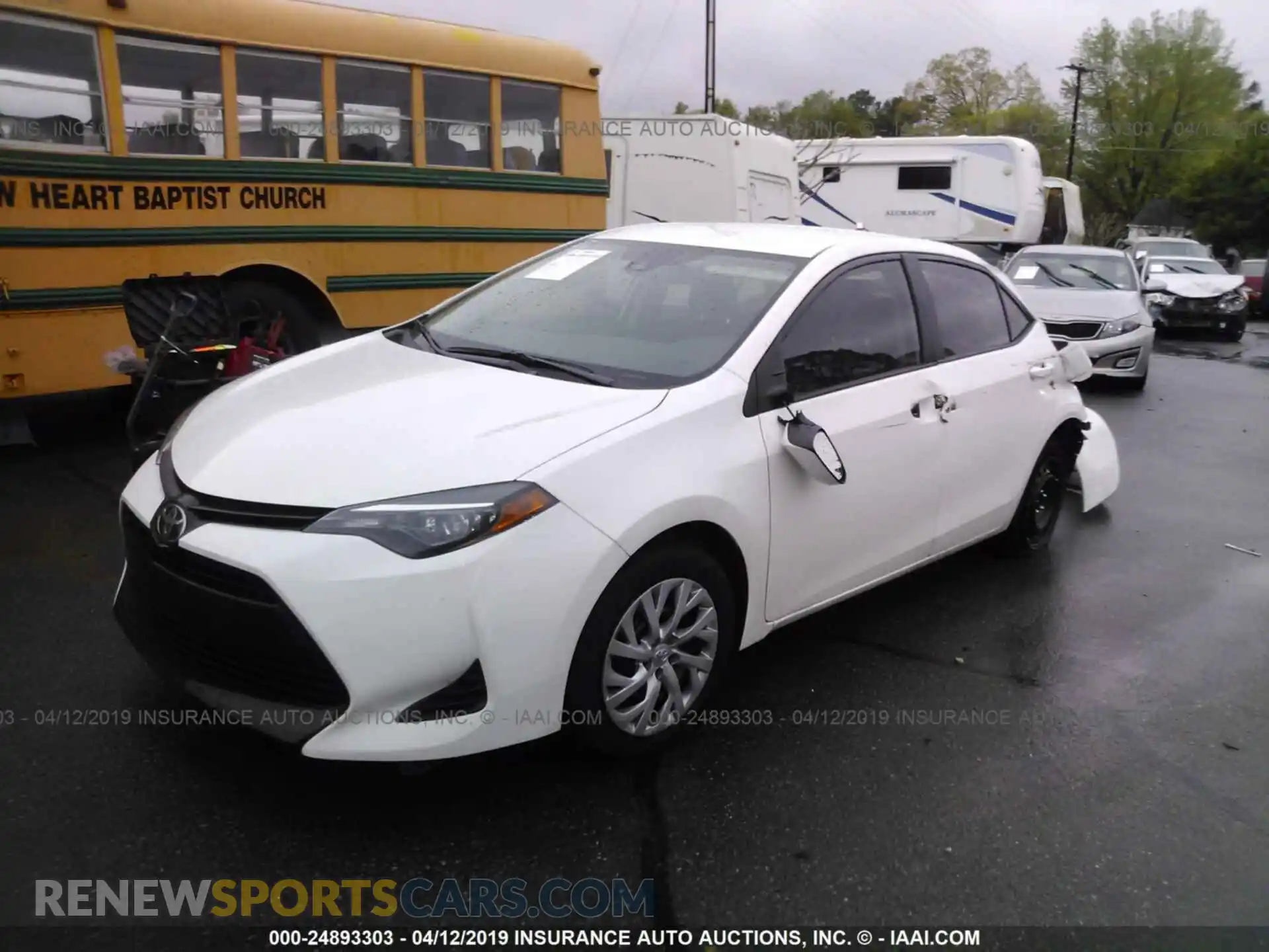 2 Photograph of a damaged car 2T1BURHE4KC191092 TOYOTA COROLLA 2019