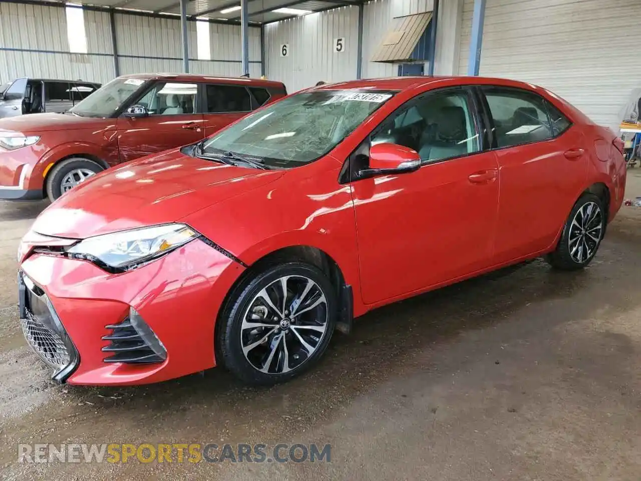1 Photograph of a damaged car 2T1BURHE4KC193151 TOYOTA COROLLA 2019