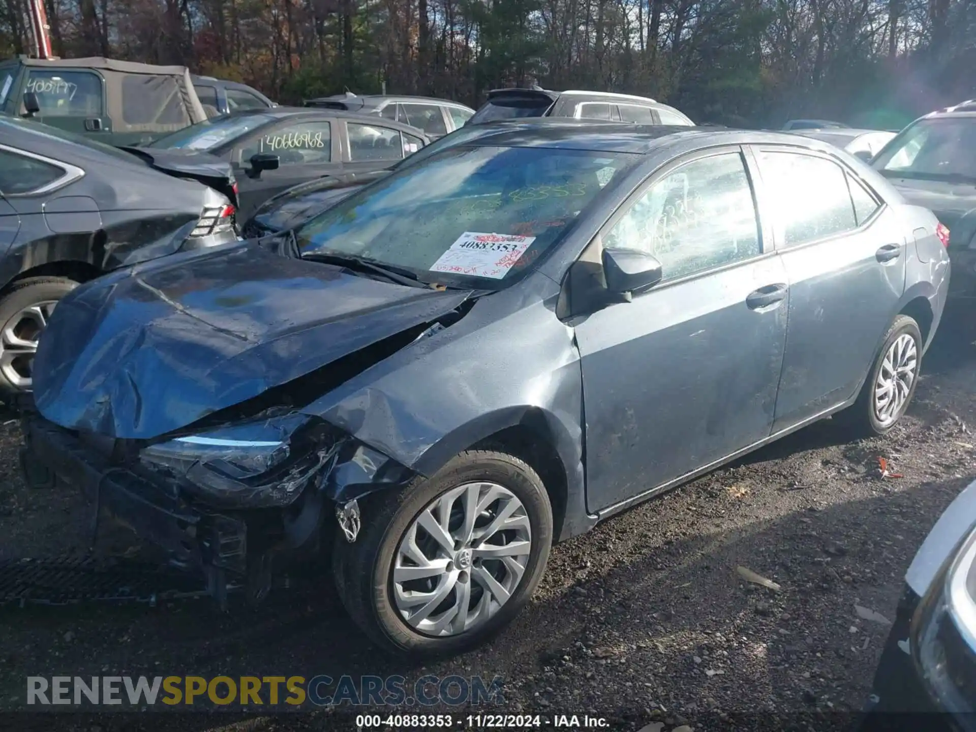 2 Photograph of a damaged car 2T1BURHE4KC193781 TOYOTA COROLLA 2019
