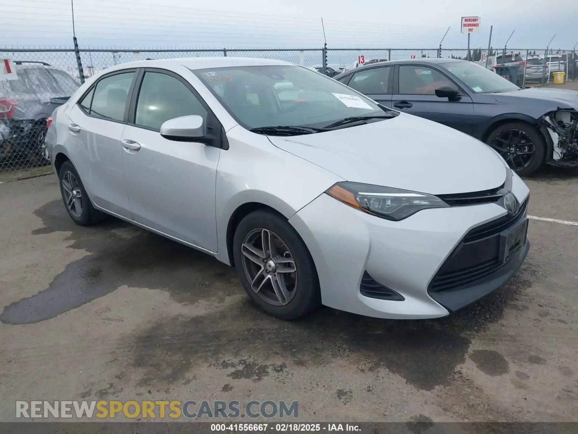1 Photograph of a damaged car 2T1BURHE4KC194963 TOYOTA COROLLA 2019