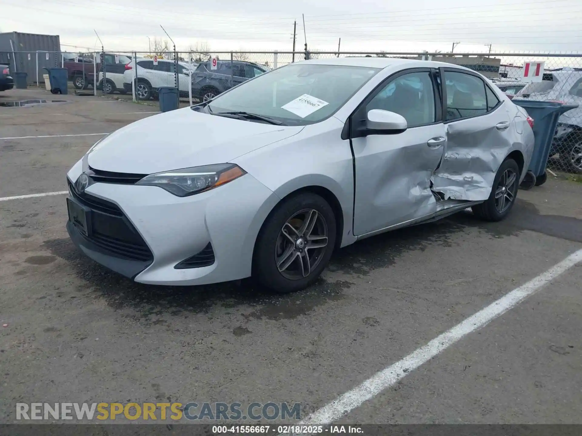 2 Photograph of a damaged car 2T1BURHE4KC194963 TOYOTA COROLLA 2019