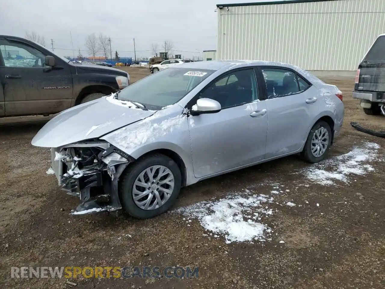 1 Photograph of a damaged car 2T1BURHE4KC197541 TOYOTA COROLLA 2019