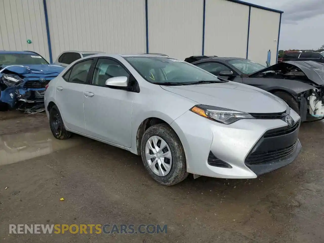 1 Photograph of a damaged car 2T1BURHE4KC197622 TOYOTA COROLLA 2019