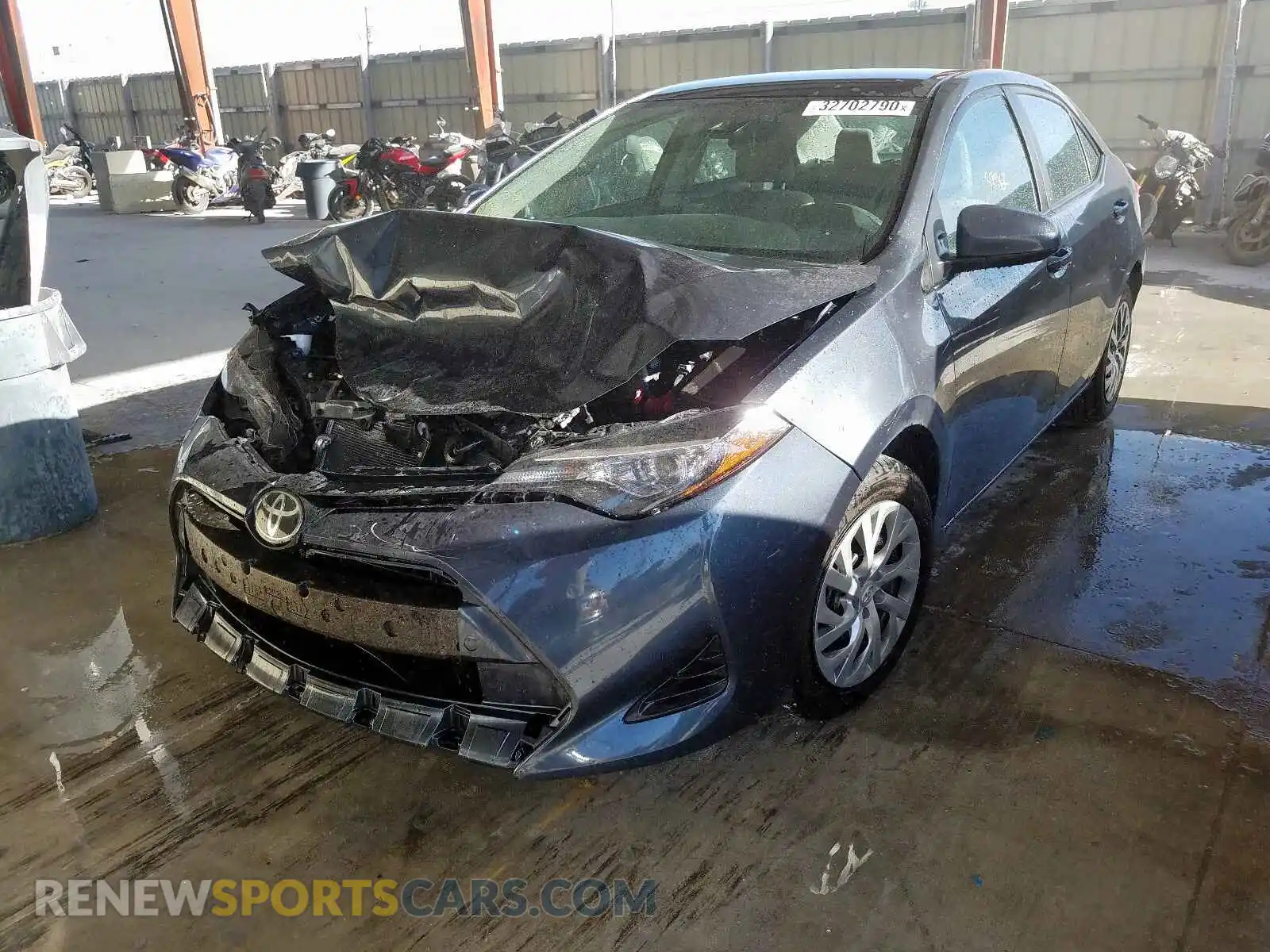 2 Photograph of a damaged car 2T1BURHE4KC197684 TOYOTA COROLLA 2019