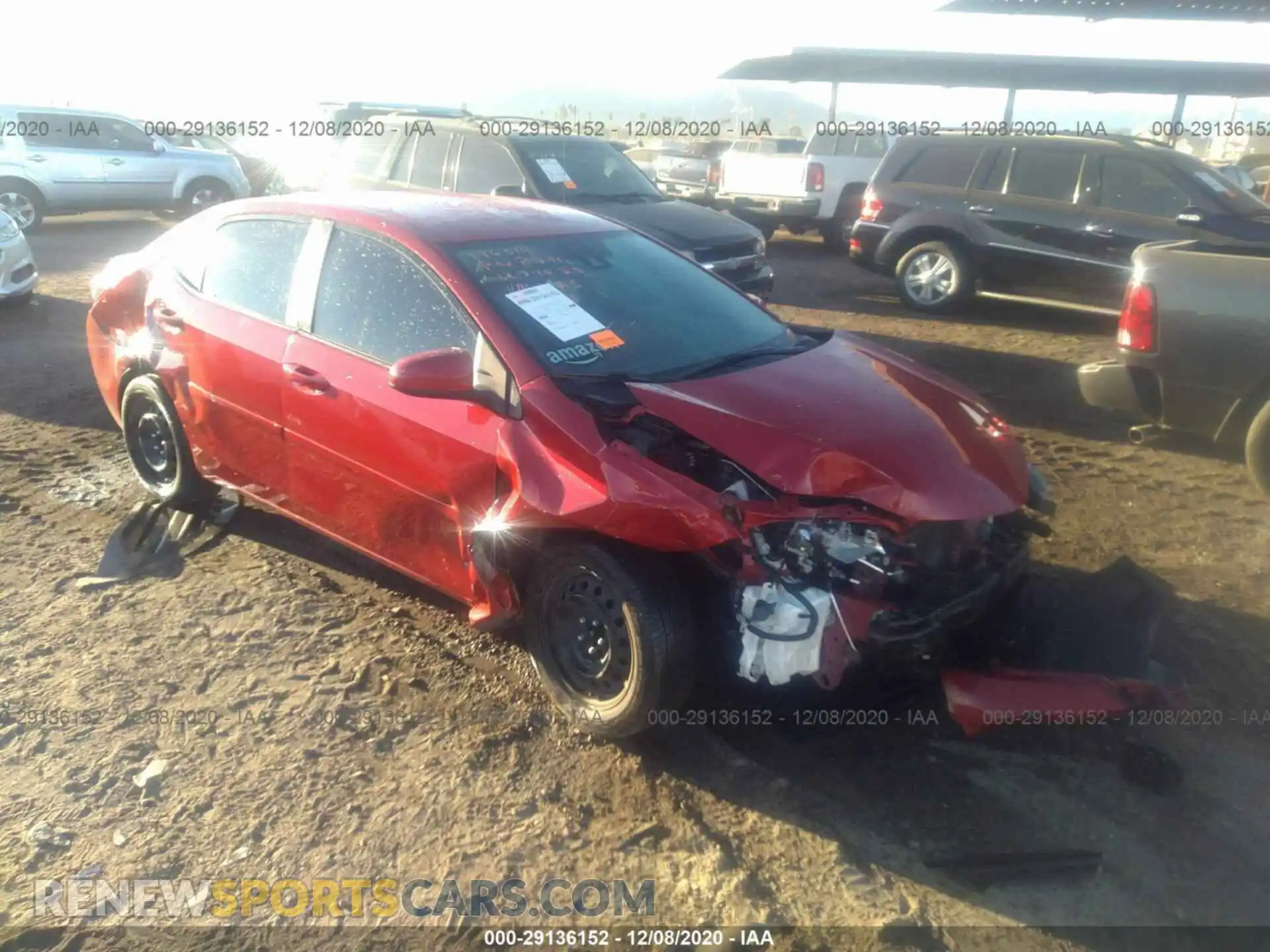 1 Photograph of a damaged car 2T1BURHE4KC197815 TOYOTA COROLLA 2019